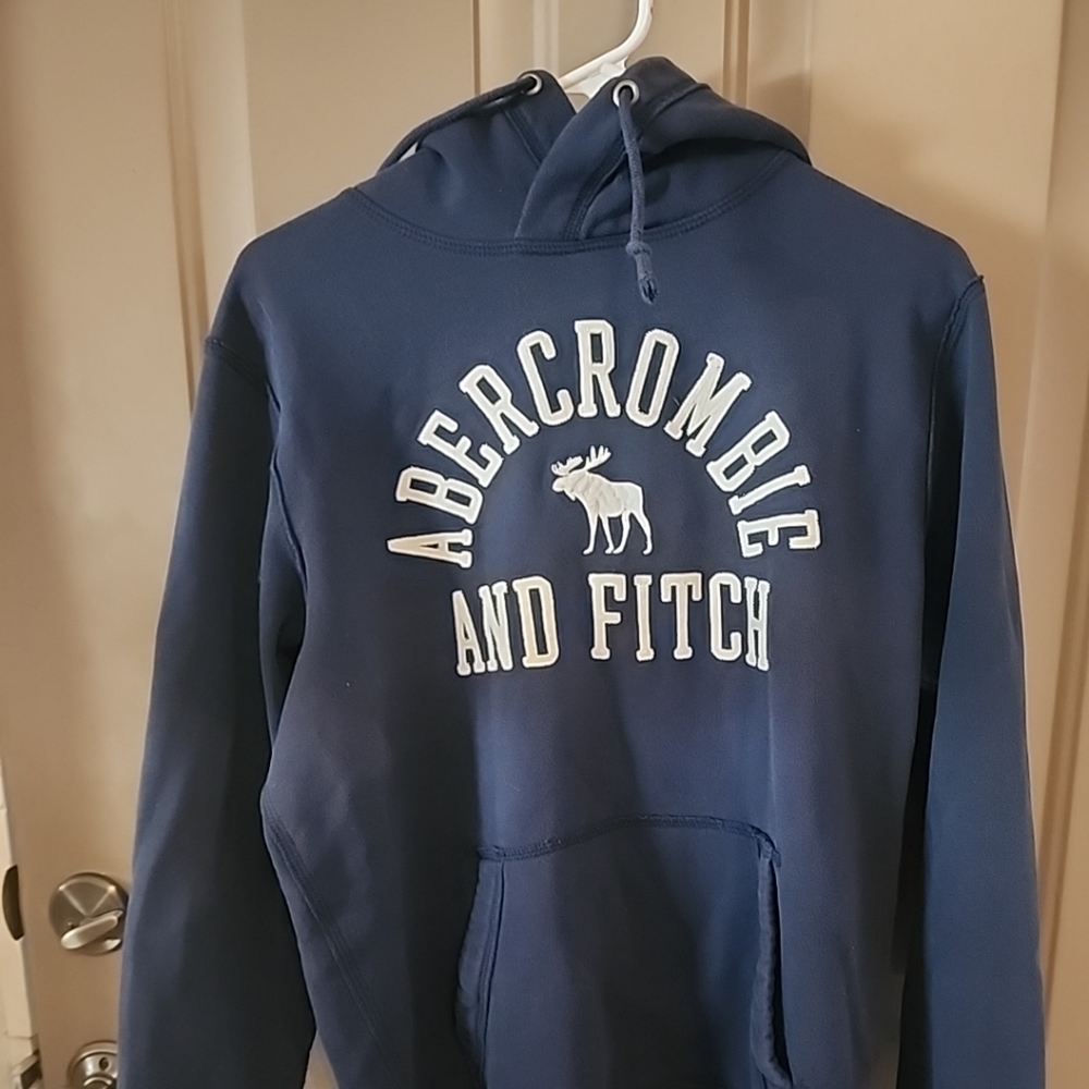 Abercrombie & Fitch Blue hoodie mens large